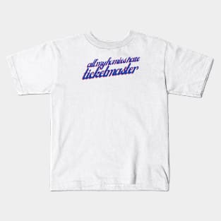 Zach Bryan - All My Homies Hate Ticketmaster Kids T-Shirt